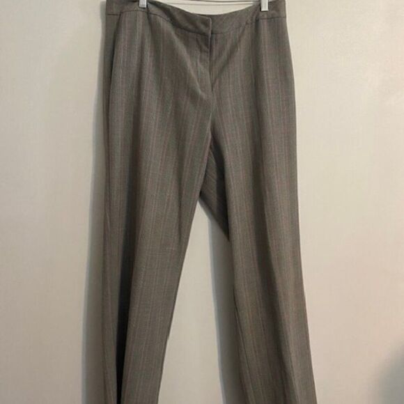 J. H. Collectibles Vintage Plaid Gray/Orange/Pink trousers, size 14 - Picture 1 of 3
